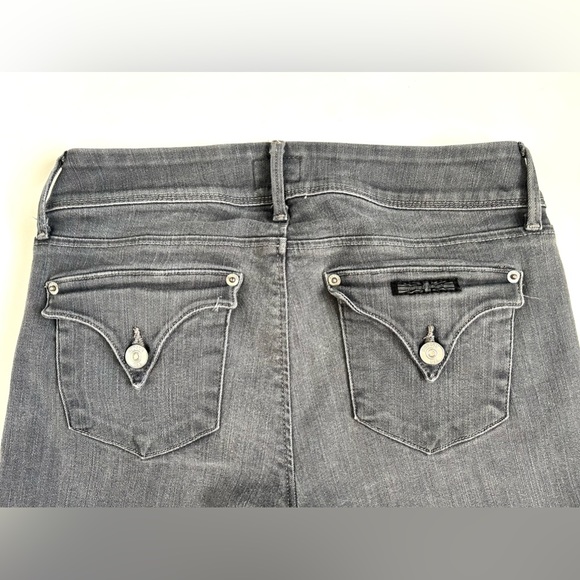 Hudson Jeans Collin Mid-Rise Skinny Jean Grey Sz 28. - Picture 6 of 9
